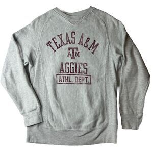 Rivalry Threads 91 Women’s S Texas A&M Pullover Crewneck Gray